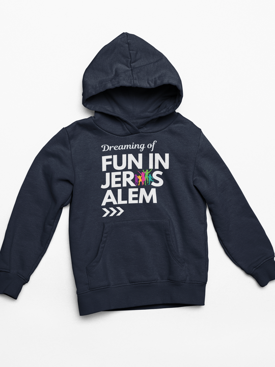 Fun In Jerusalem- Hoodie (Navy)